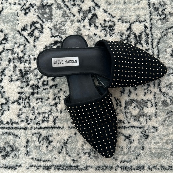 Steve Madden black studded mule - Picture 1 of 2